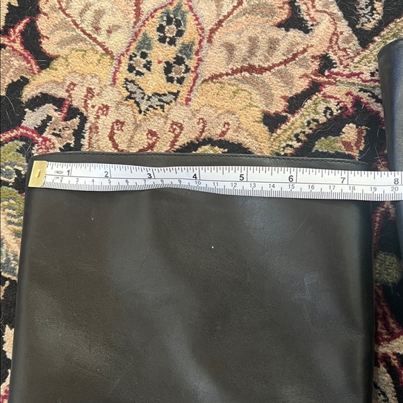 Tory Burch Black Leather Heeled Boots - Picture 5 of 16